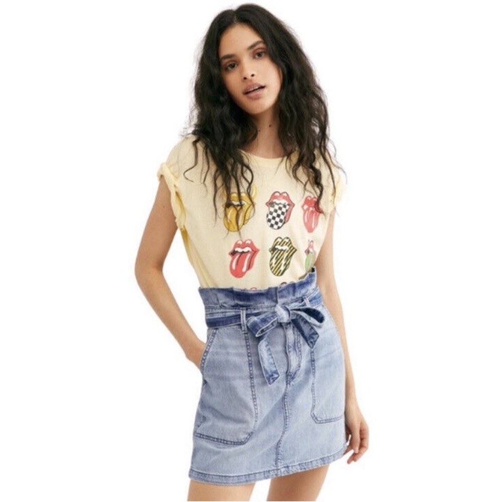 Free People Splendor in the Grass mini skirt